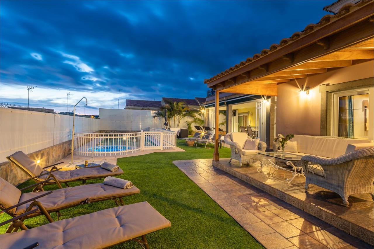 Villa Dalara Maspalomas, Private Pool And Jacuzzi Maspalomas  Bagian luar foto