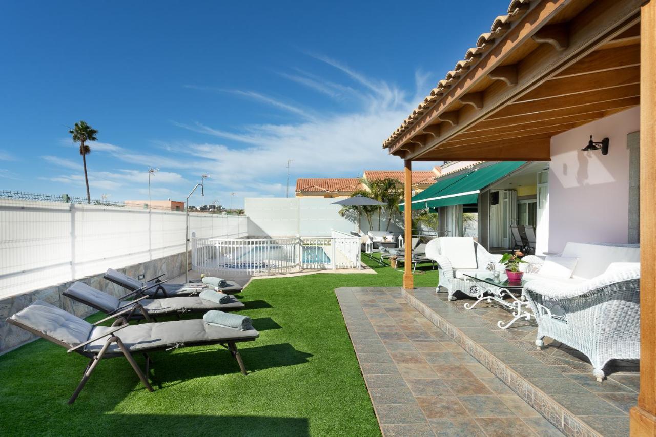 Villa Dalara Maspalomas, Private Pool And Jacuzzi Maspalomas  Bagian luar foto